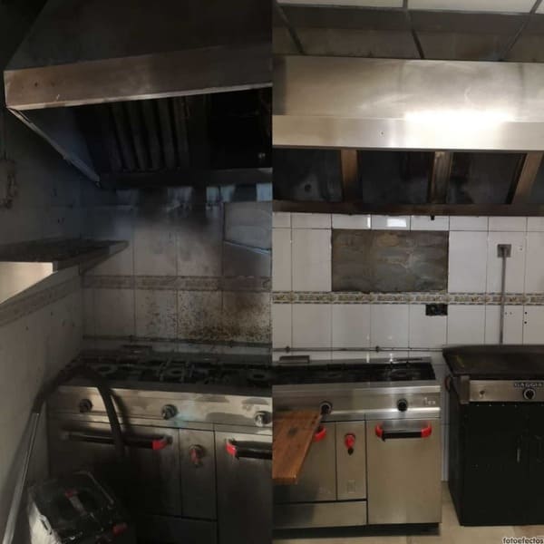 Limpieza campana cocina restaurante